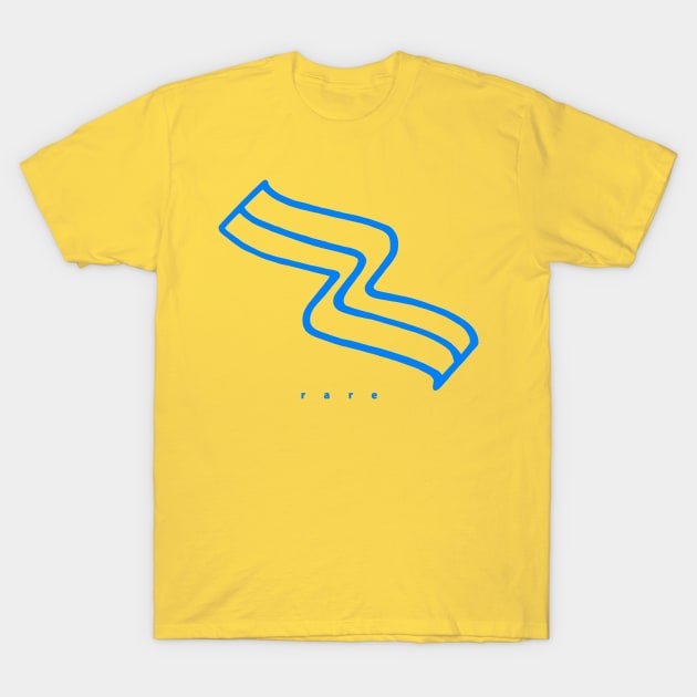 RARE FLAG (blue) T-Shirt by freshmodo